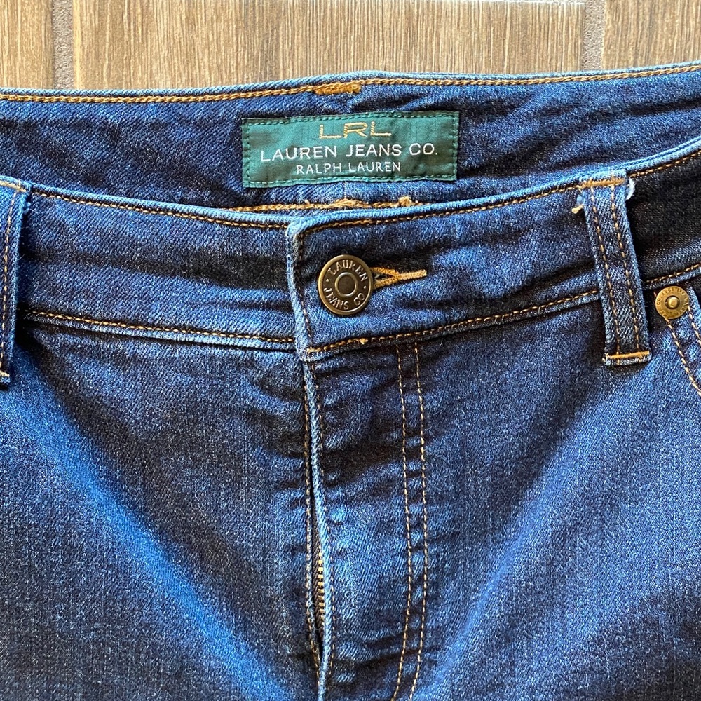 Ralph Lauren Dark Blue Straight Leg Jeans - Picture 2 of 4